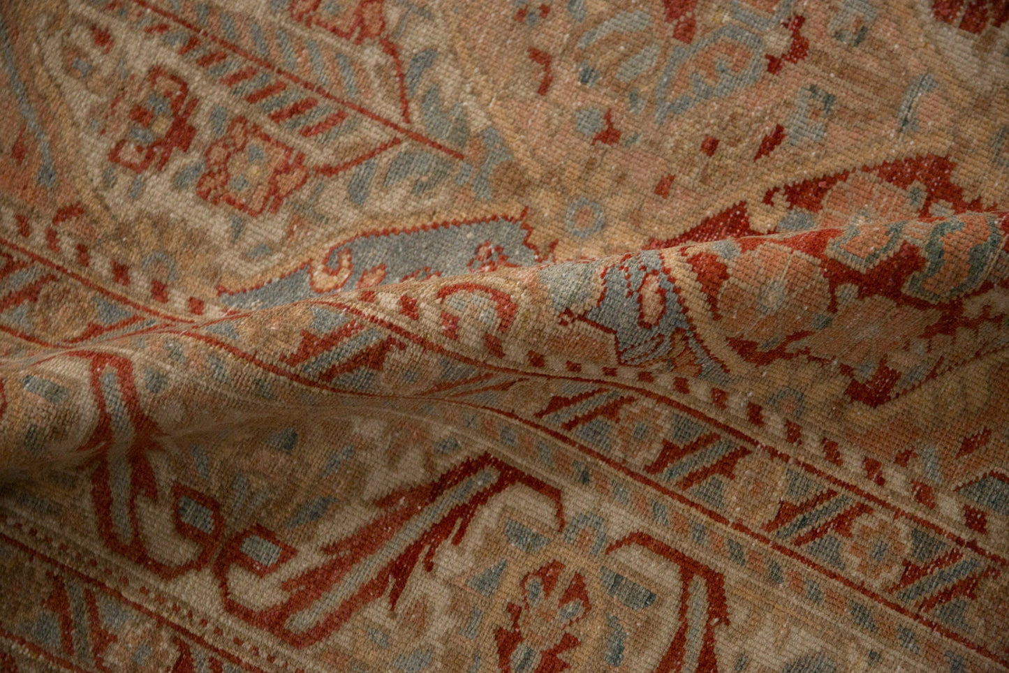 7x10 Vintage Distressed Bakhtiari Carpet
