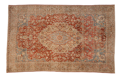 RESERVED 6.5x10.5 Vintage Distressed Tabriz Carpet