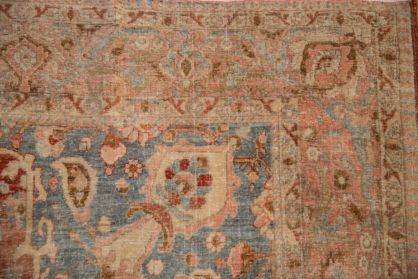 RESERVED 6.5x10.5 Vintage Distressed Tabriz Carpet
