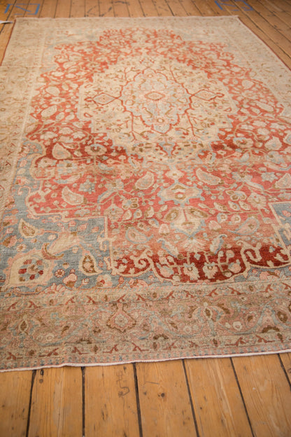 RESERVED 6.5x10.5 Vintage Distressed Tabriz Carpet