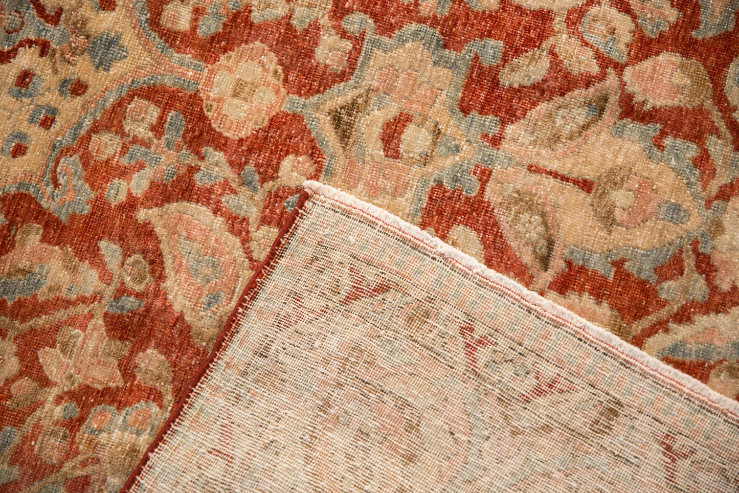 RESERVED 6.5x10.5 Vintage Distressed Tabriz Carpet