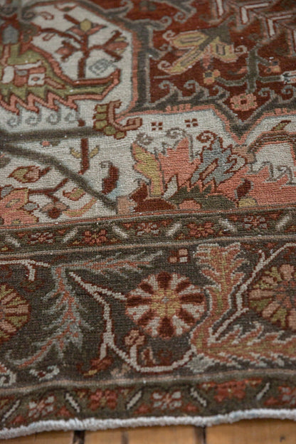 8x11.5 Vintage Distressed Ahar Carpet