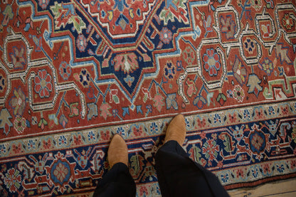 7.5x11 Vintage Heriz Carpet