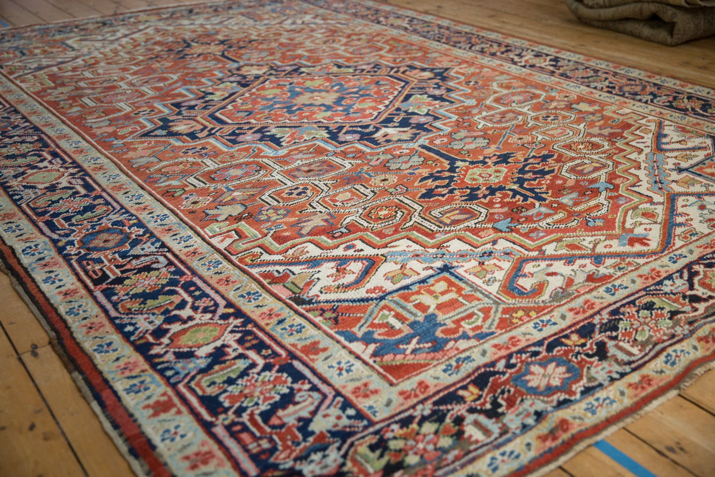 7.5x11 Vintage Heriz Carpet