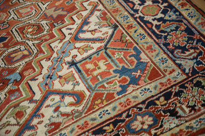 7.5x11 Vintage Heriz Carpet