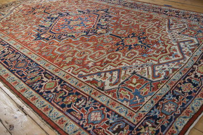 7.5x11 Vintage Heriz Carpet