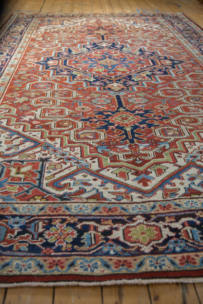 7.5x11 Vintage Heriz Carpet