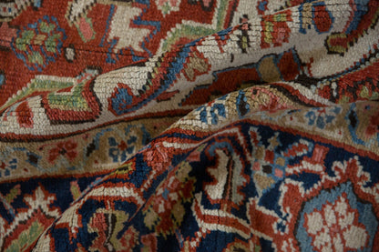 7.5x11 Vintage Heriz Carpet