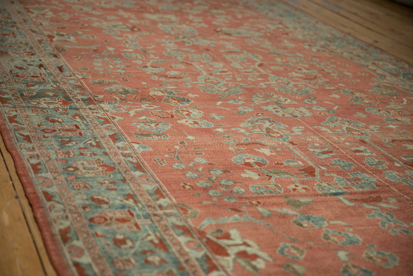 7x17 Vintage Distressed Bibikabad Carpet
