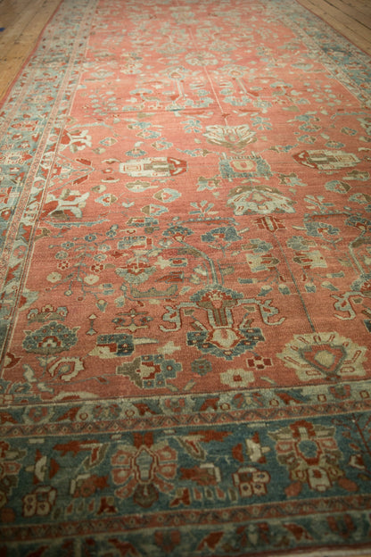 7x17 Vintage Distressed Bibikabad Carpet
