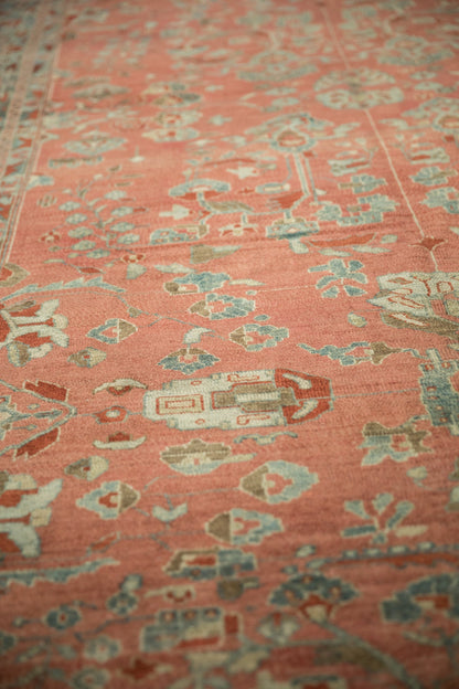 7x17 Vintage Distressed Bibikabad Carpet