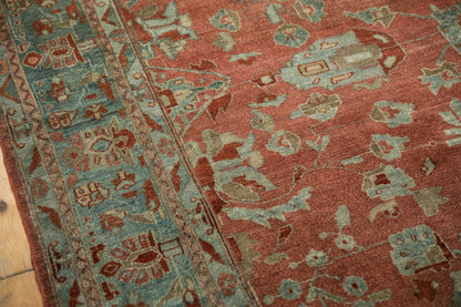 7x17 Vintage Distressed Bibikabad Carpet