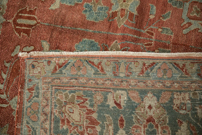 7x17 Vintage Distressed Bibikabad Carpet