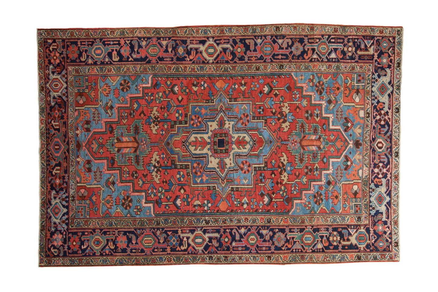 6x9 Antique Heriz Carpet