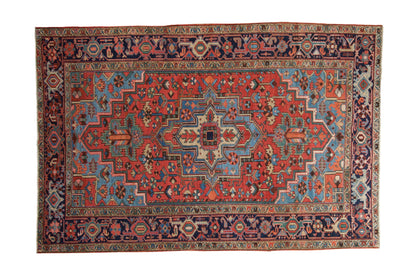 6x9 Antique Heriz Carpet