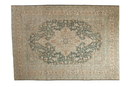 7x10.5 Vintage Distressed Tabriz Carpet