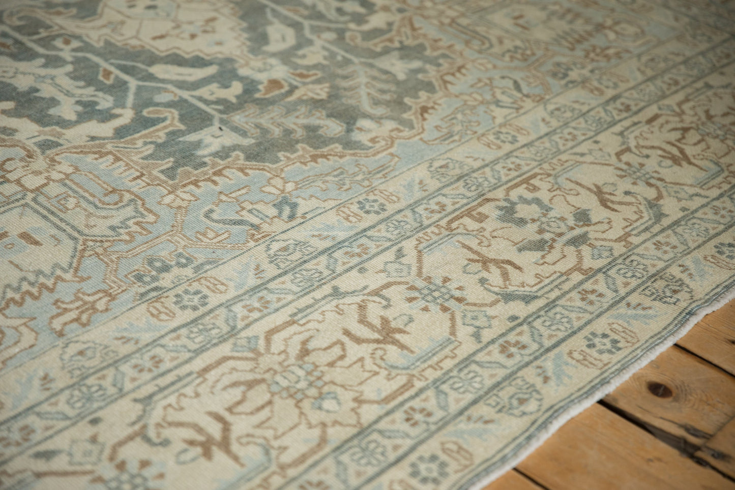 7x10.5 Vintage Distressed Tabriz Carpet
