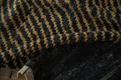 7x9.5 Afghani Moroccan Design Carpet