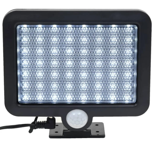 Effektiv solcells-LED-lampa för utomhusbruk med rörelsesensor