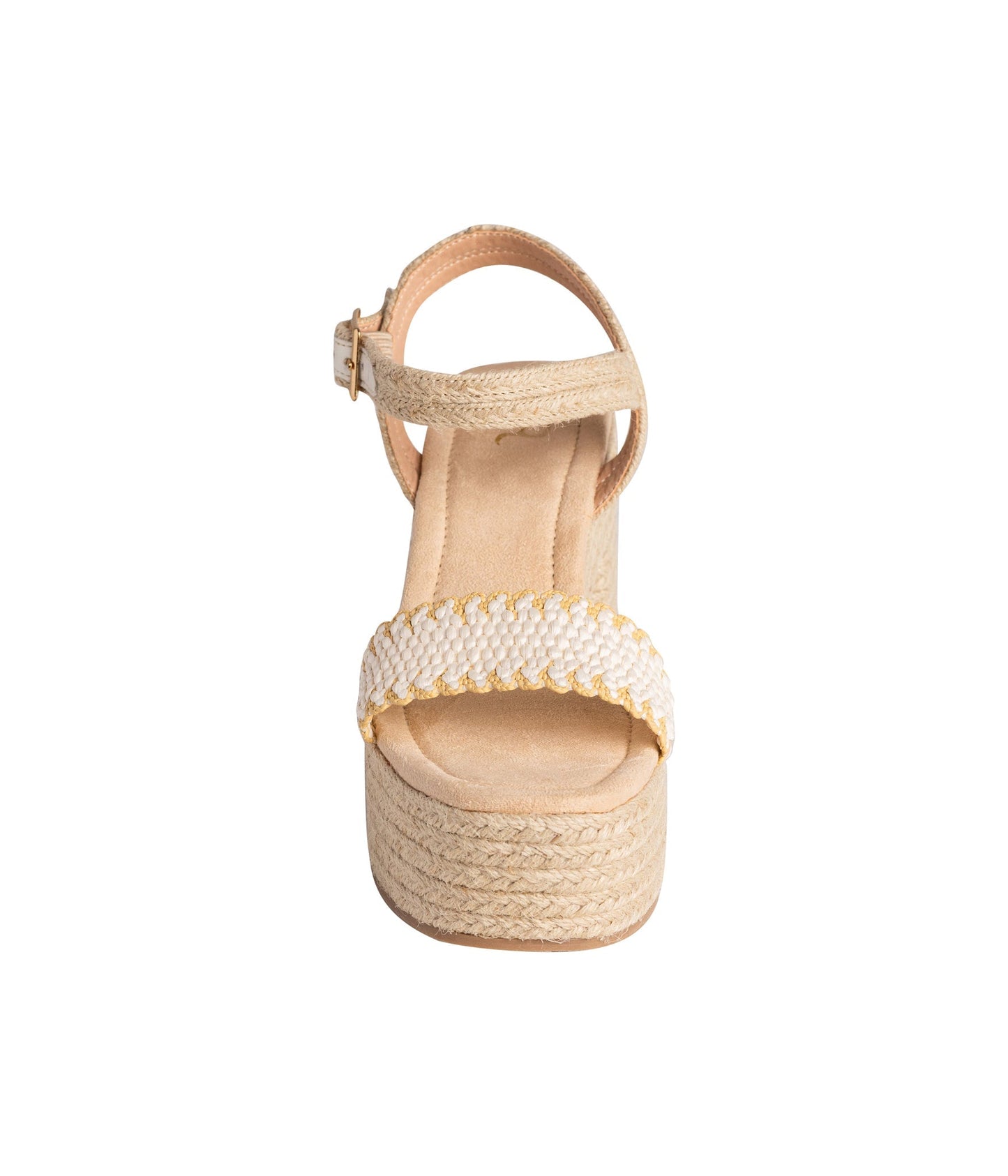 Sandali con piattaforma Elise in bianco sporco