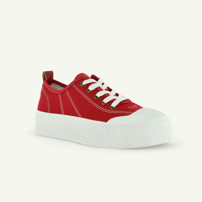 COURT ROYALE: SCARPA DA CAMPO VULCANIZZATA - ROSSA
