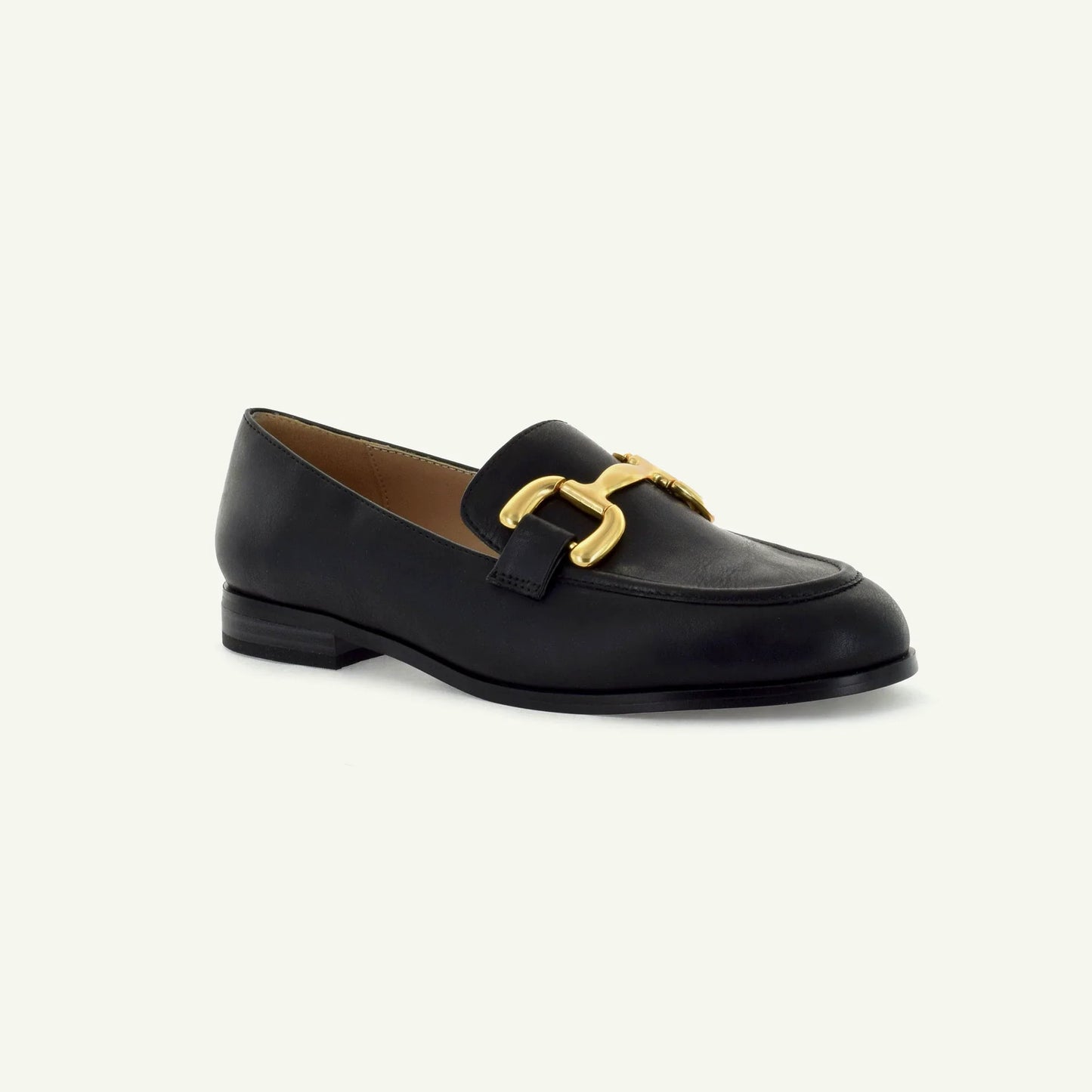 GEORGINA: Klassischer Slipper - Schwarz