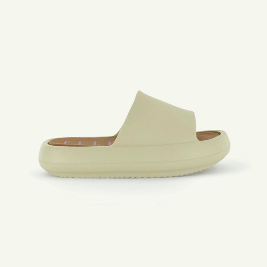 ST. TROPEZ: PLATTFORMSANDAL - BRUN