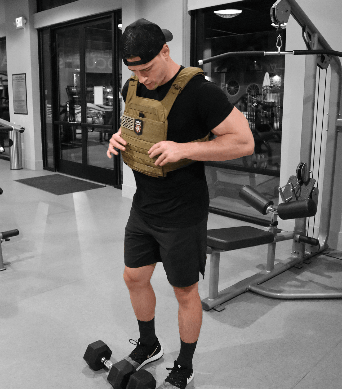 Eukalyptus Mesh T-Shirt - Schwarz