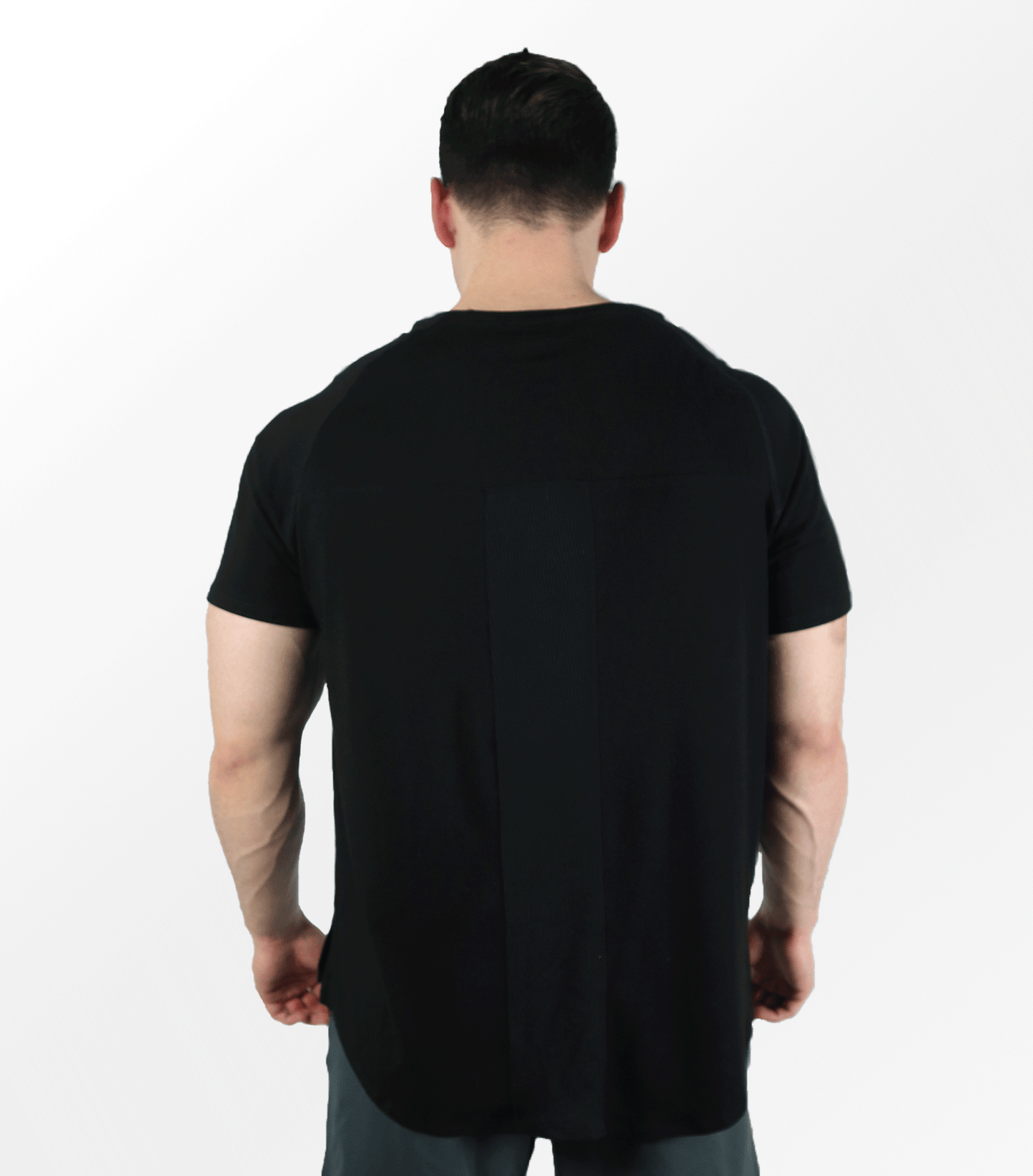 Eukalyptus Mesh T-Shirt - Schwarz