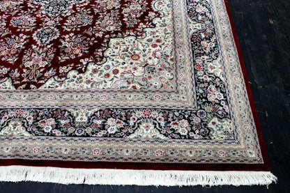 Exquisite Mint Hand-Knotted Peshawar Oriental Wool Rug – 9' x 12'