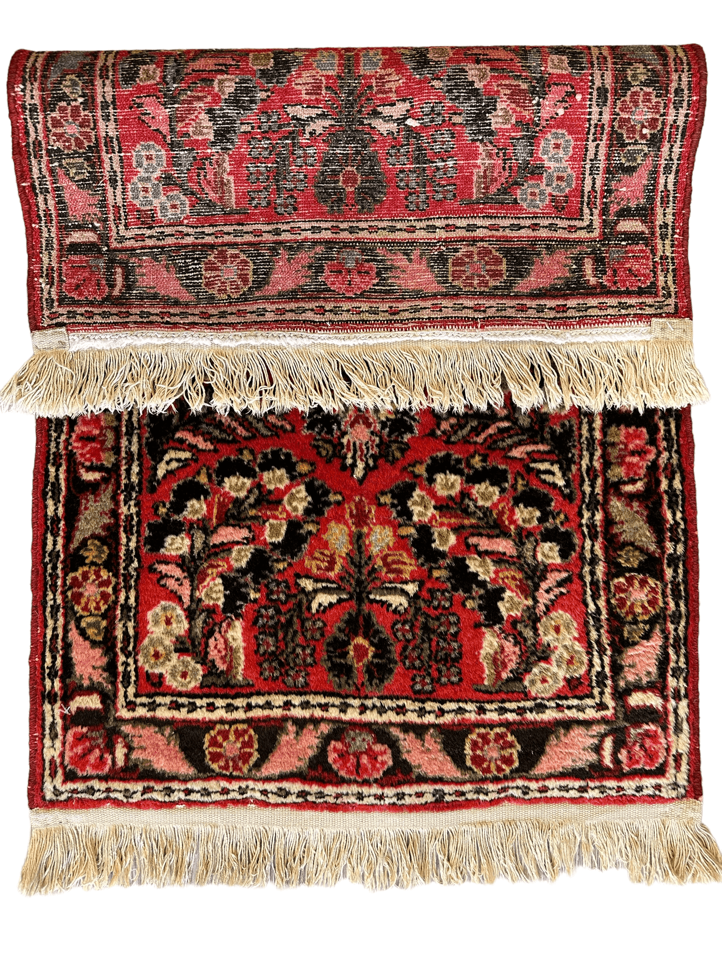 Utsökt liten Sarouk-matta 1'10''x3 Ft