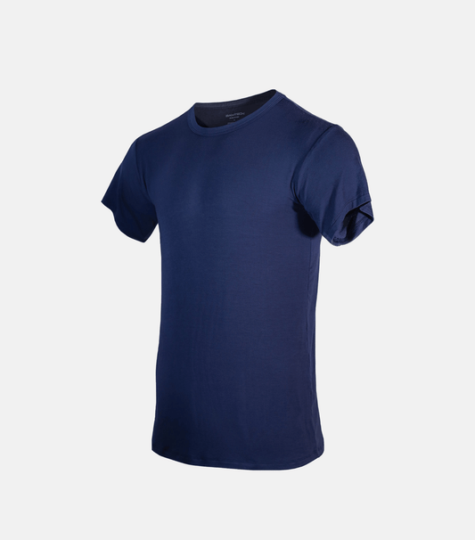 T-shirt Bamboo Aerotech - Bleu marine