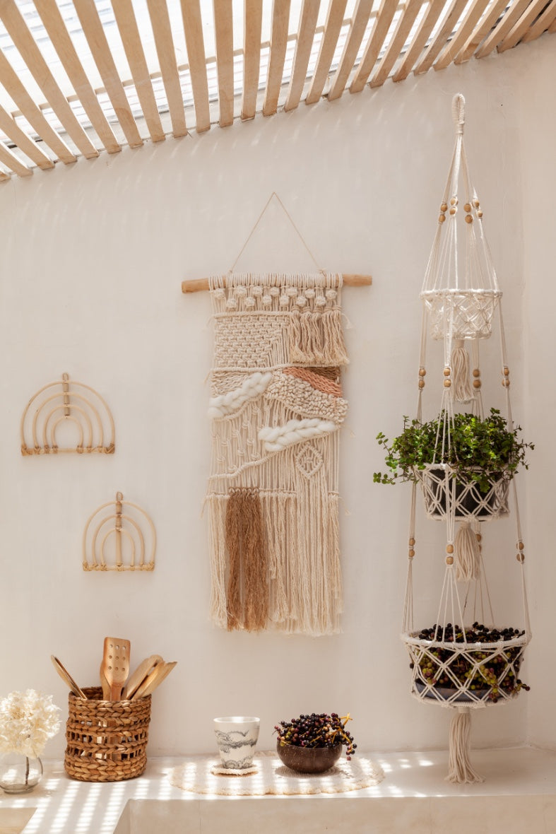Macrame Hanging Basket