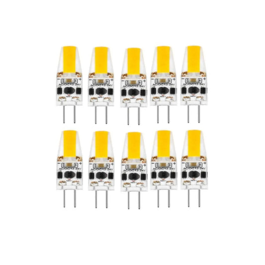 G4 JC LED Bi-Pin-lampa - Dimbara silikonljuslampstyper
