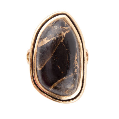 Anello a matrice infuso d'oro