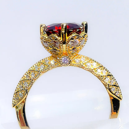 Kalim - Vintage Ruby Ring