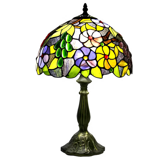 Tiffany Lampskärm med Druva & Tusensköna