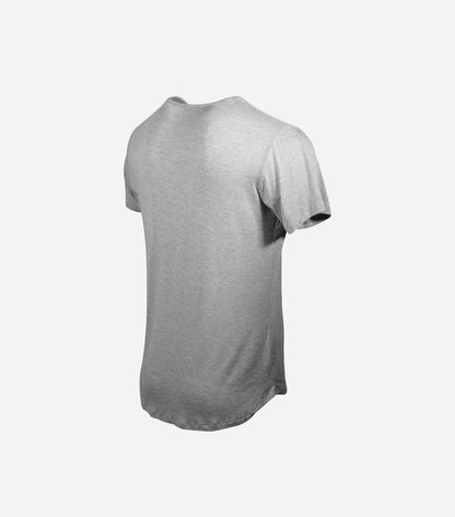 Bamboo Swift T-shirt med kurvad fåll - svart