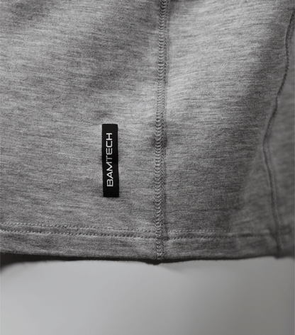 Bamboo Aerotech Tank - Heather Grijs
