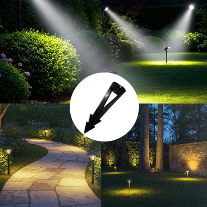 Markspett för 12V-armaturer - Spettfäste med 1/2" NPT-gänga - Förpackning (2)