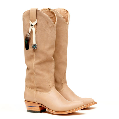 Feathered Boot Charm