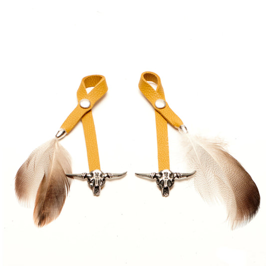 Feathered Boot Charm