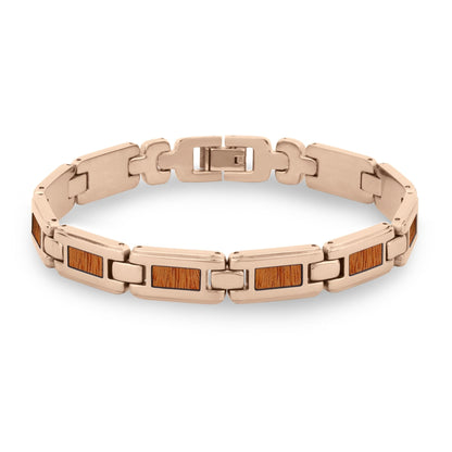 Gum Burl Damers Länkarmband - Roséguld