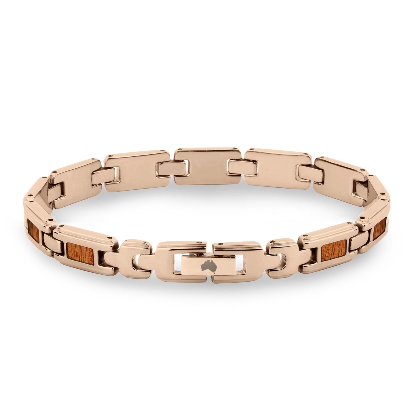 Gum Burl Damers Länkarmband - Roséguld