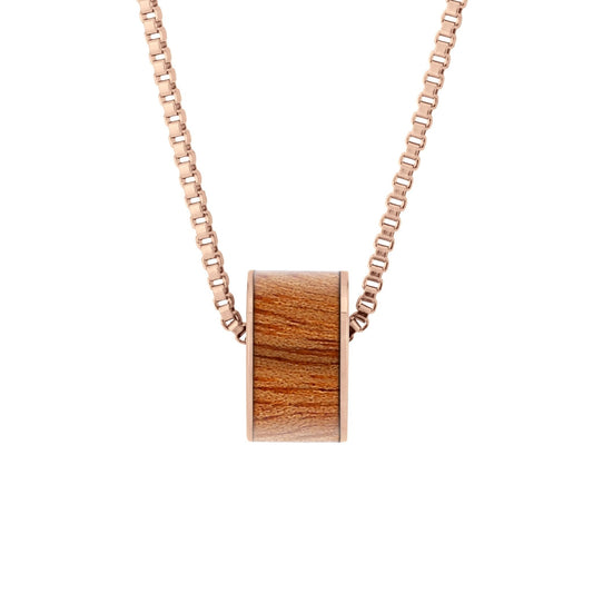 Gum Burl Bred Tunnbarrel - Roséguld