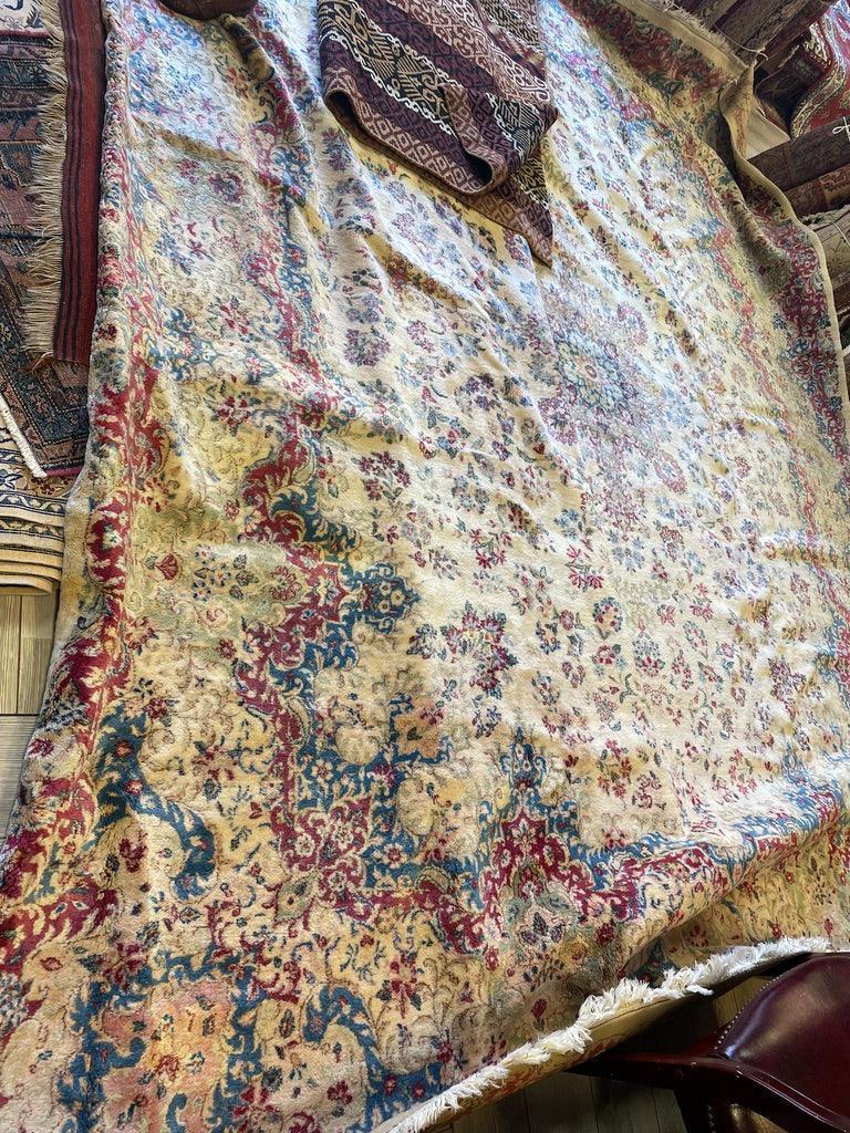 Handmade Vintage 1930's Kirman 10x13 area Rug