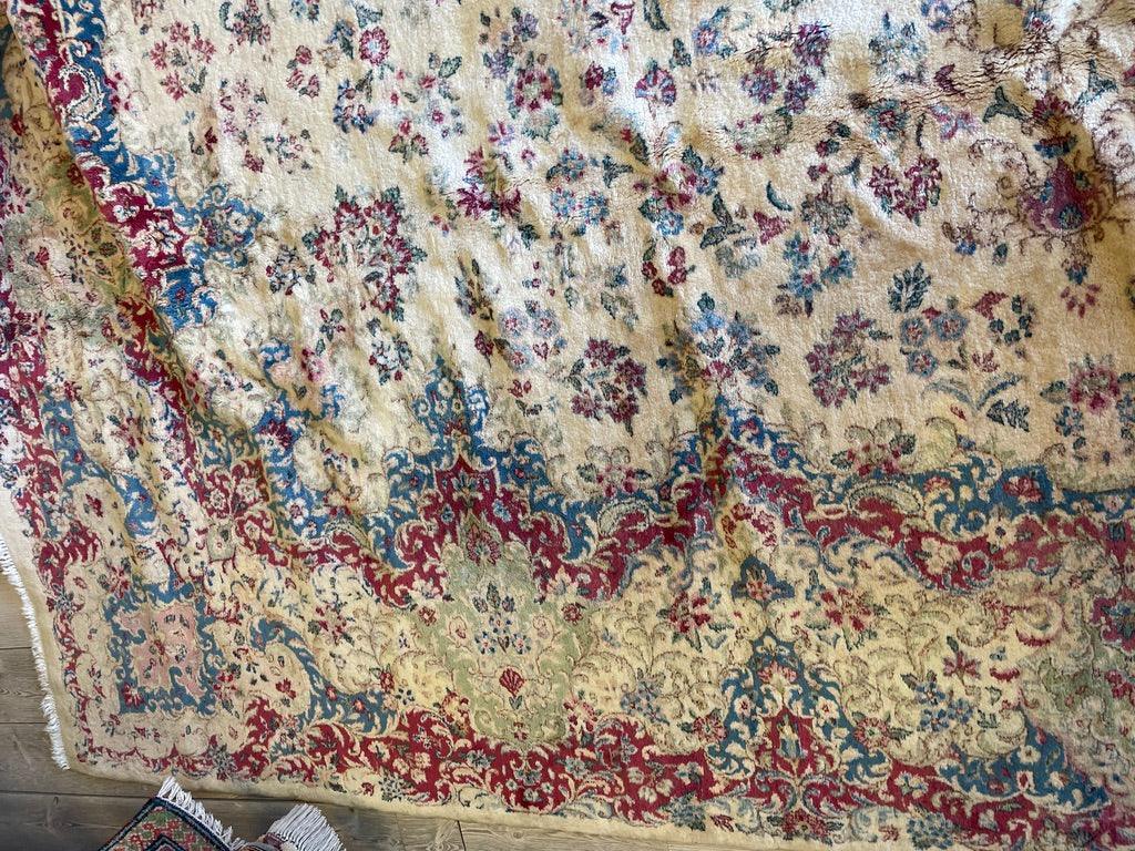Handmade Vintage 1930's Kirman 10x13 area Rug