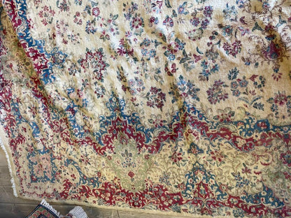 Handmade Vintage 1930's Kirman 10x13 area Rug