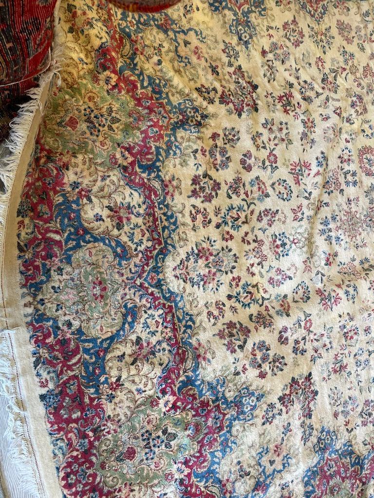 Handmade Vintage 1930's Kirman 10x13 area Rug