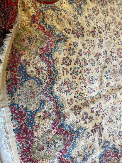 Handmade Vintage 1930's Kirman 10x13 area Rug